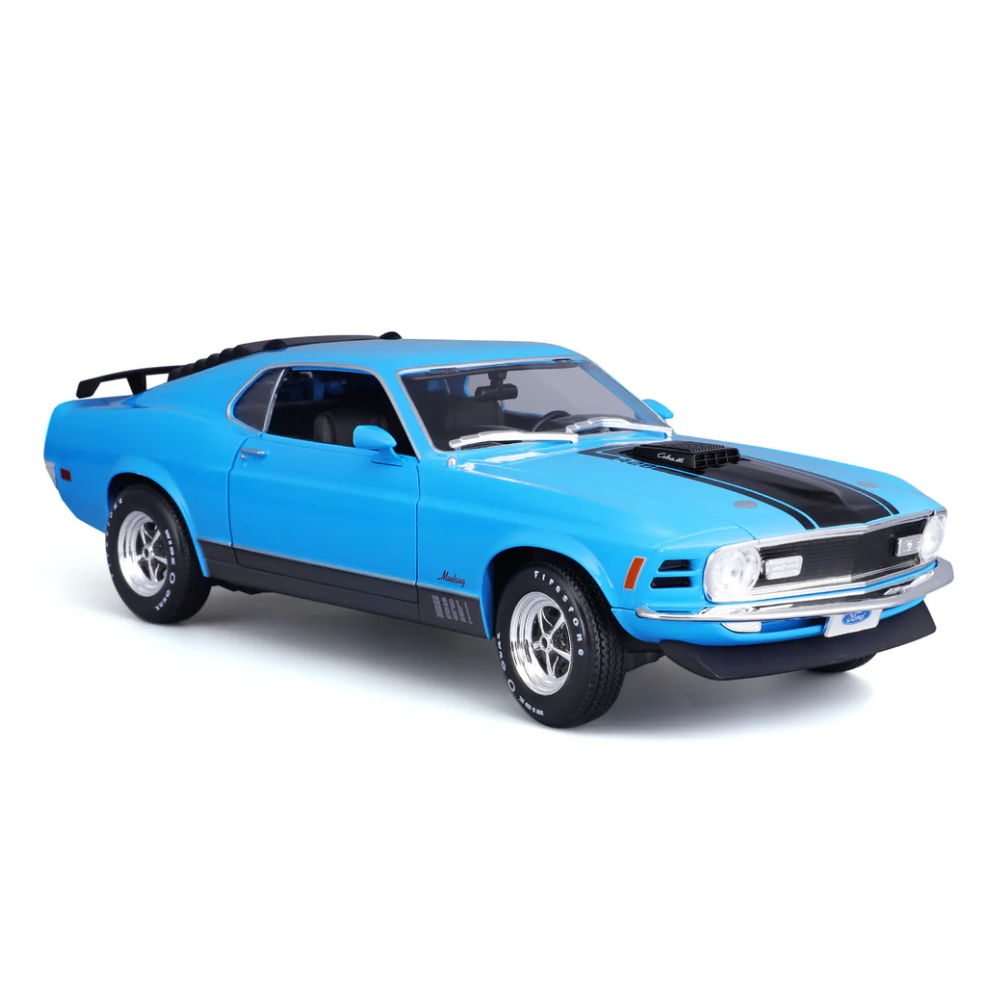 Maisto Ford Mustang Mach 1 1970 (Blue) 1/18 Scale Model