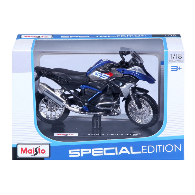 Maisto Motorbike BMW R 1200 GS 2017 1/18 Scale Model