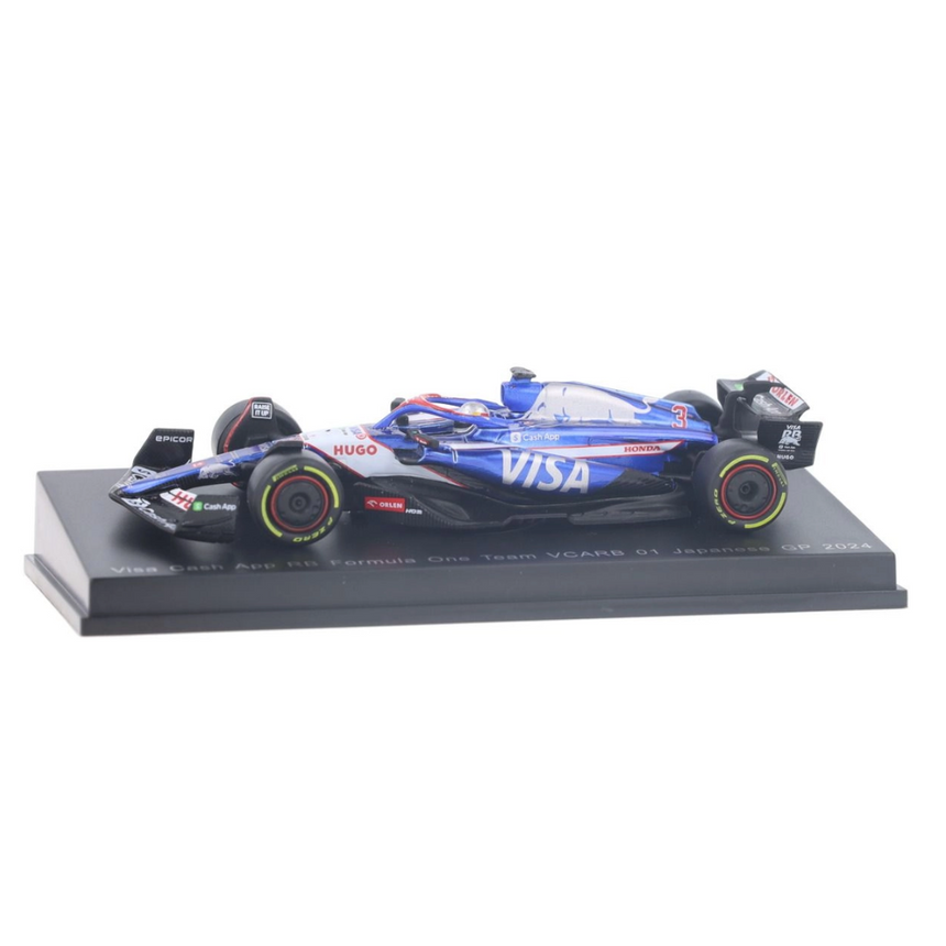 Spark Models F1 Visa Cash App F1 Team VCARB 01 No.3 2024- Daniel Ricciardo 1/64 Scale Model