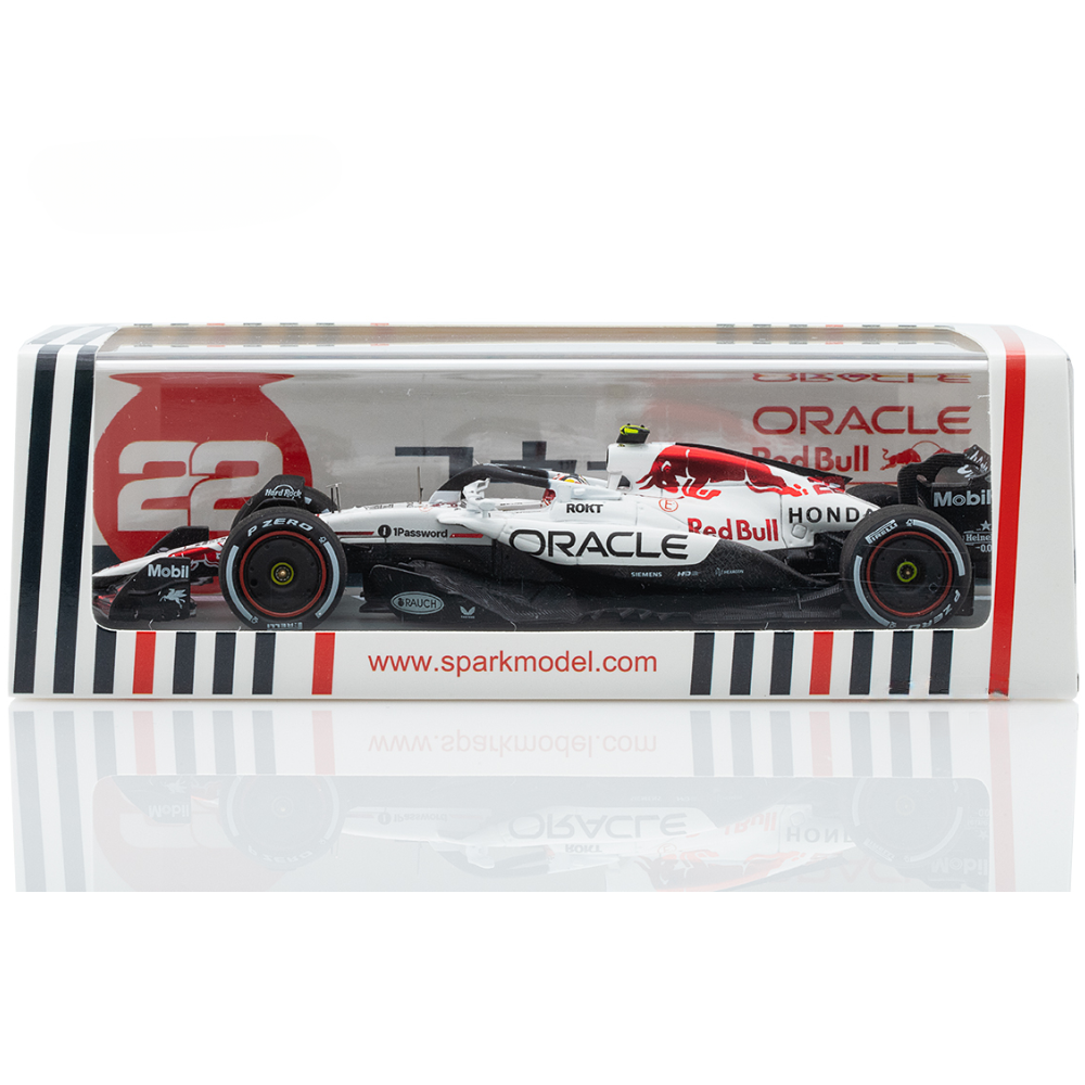 Spark Models F1 Red Bull Racing RB21 No.22 Oracle Red Bull Racing - Japanese GP 2025 - Yuki Tsunoda (With Pit Board) 1/43 Scale Model