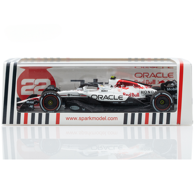 Spark Models F1 Red Bull Racing RB21 No.22 Oracle Red Bull Racing - Japanese GP 2025 - Yuki Tsunoda (With Pit Board) 1/43 Scale Model