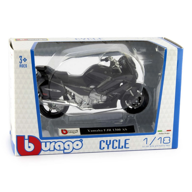 Bburago Yamaha FJR 1300 AS Model Bike 1/18 Scale Model Motorcycle