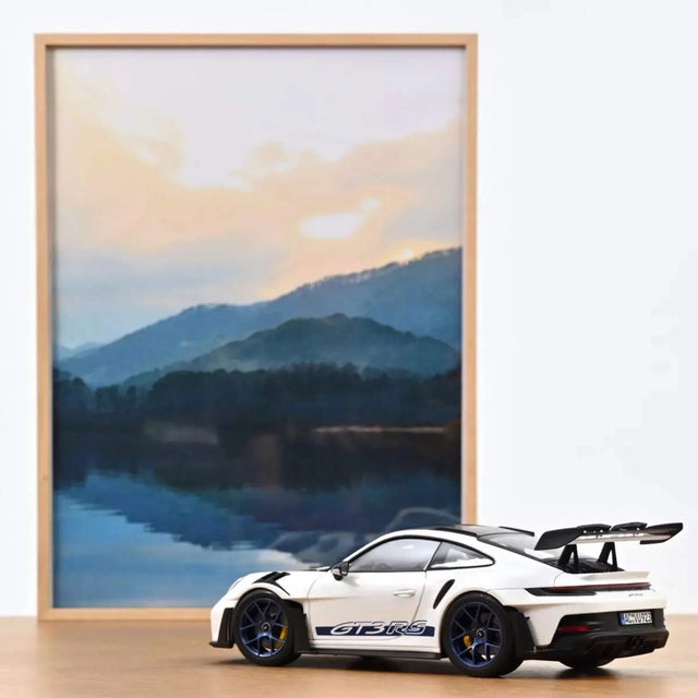 Norev Porsche 911 GT3 RS Weissach Pack White 1/18 Scale Model