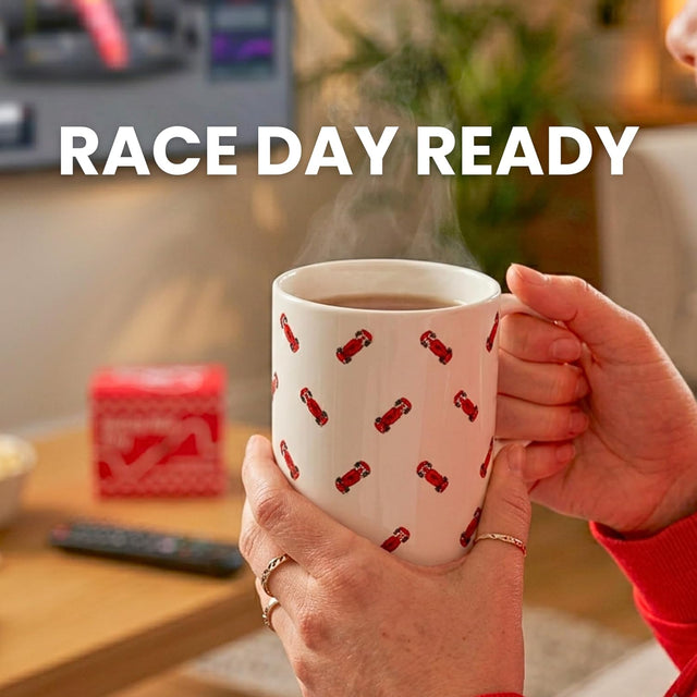 Racing Mad Motorsport Mug - Formula 1 Coffee Mug for Racing Fans, Ceramic F1 Gift Cup