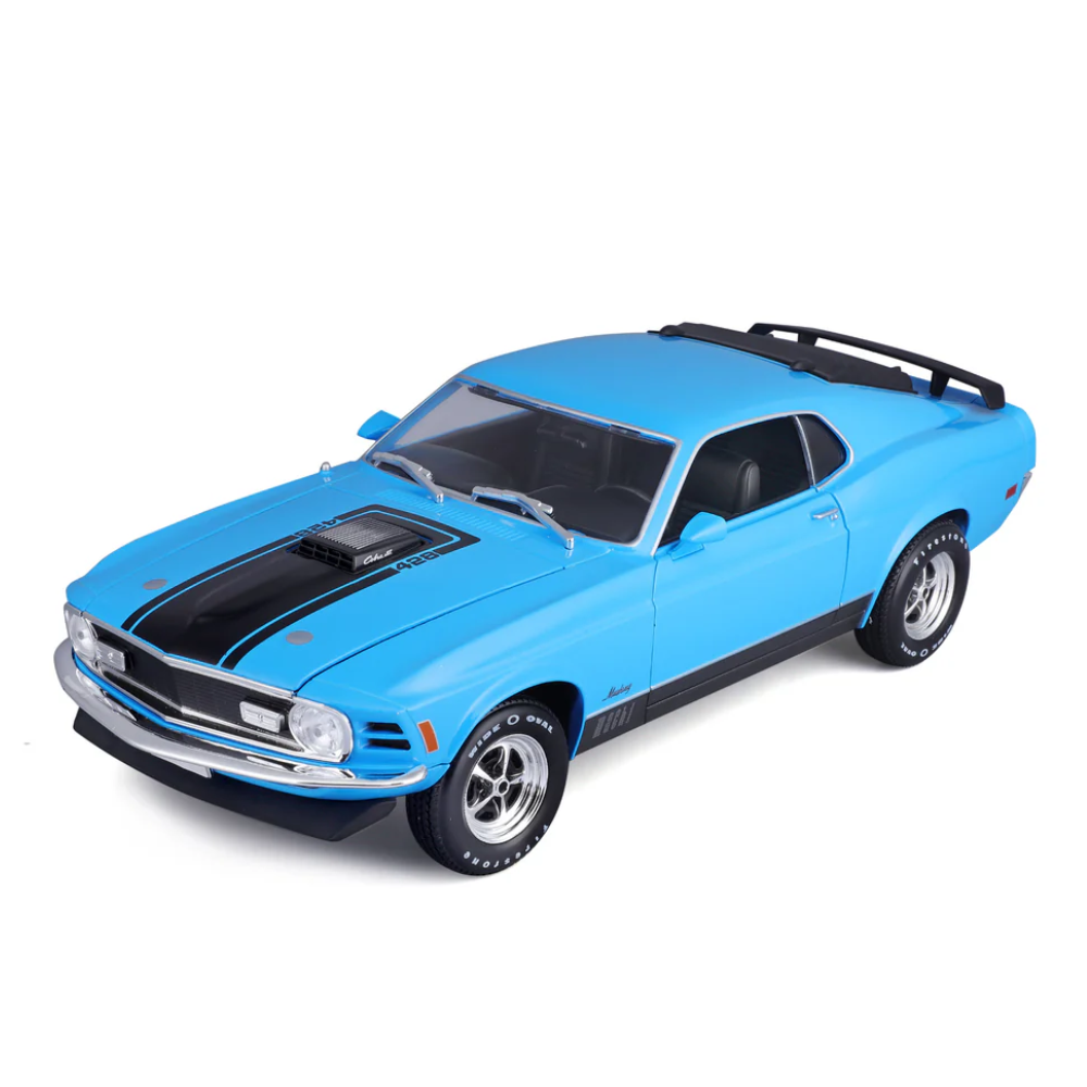 Maisto Ford Mustang Mach 1 1970 (Blue) 1/18 Scale Model