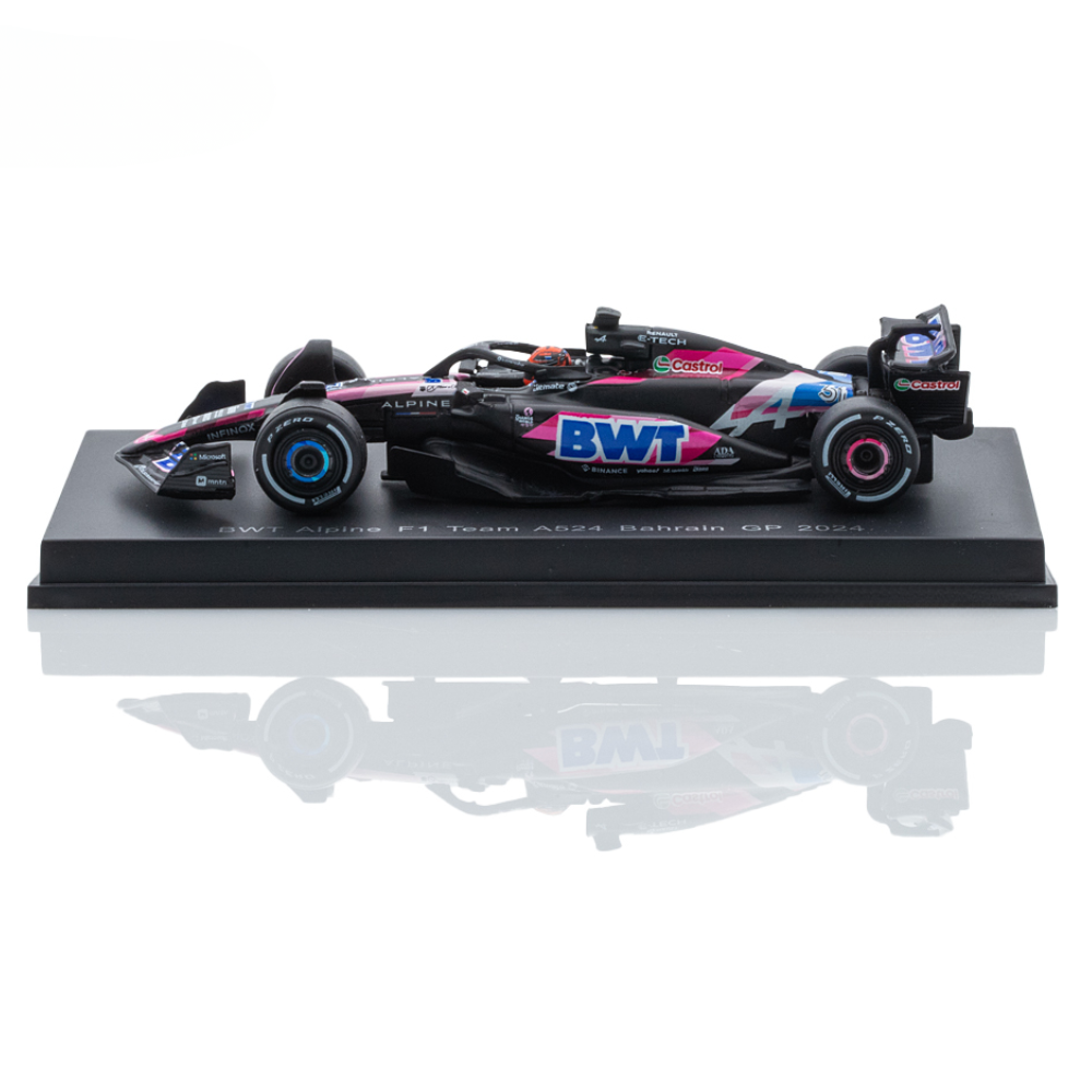 Spark Models F1 BWT Alpine F1 Team A524 No.31 2024-Esteban Ocon 1/64 Scale Model