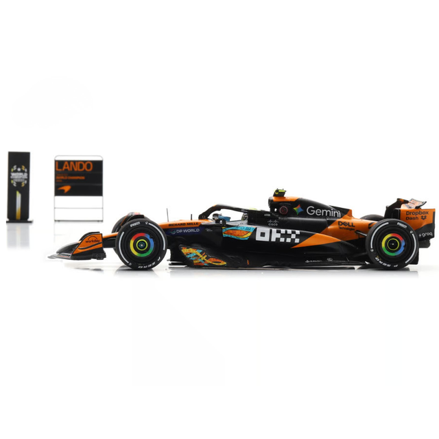 Spark Models McLaren MCL39 No.4 3rd Abu Dhabi GP 2025 - Lando Norris - F1 Drivers' World Champion 2025 1/43 Scale Model
