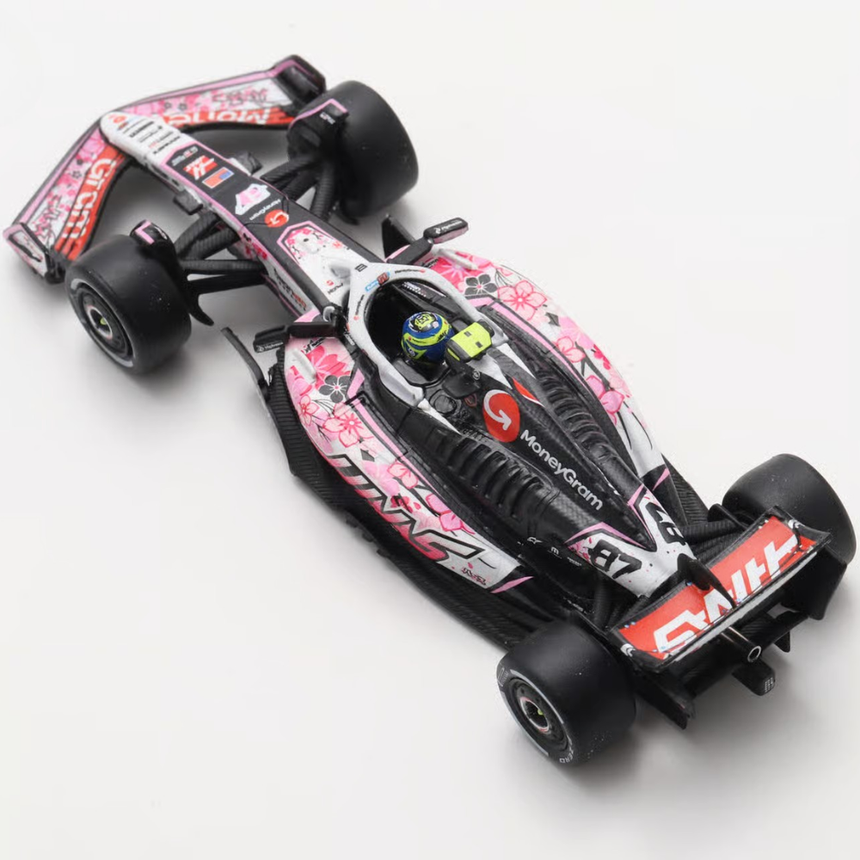 Spark Models F1 Haas F1 VF-25 No.87 MoneyGram Haas F1 Team - Japanese GP 2025 - Oliver Bearman 1/64 Scale Model
