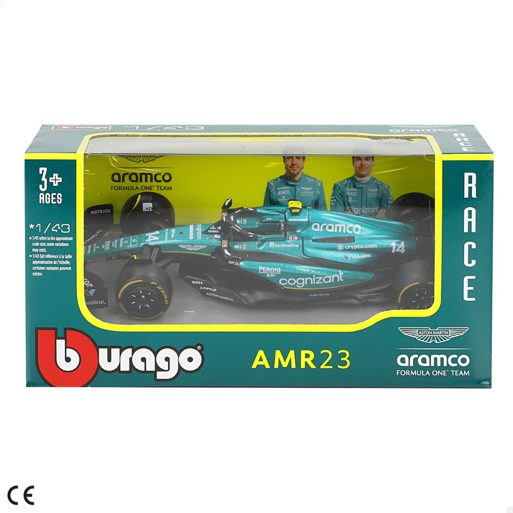 Bburago F1 Car Assortment Second Wave 2023 (1 random car per order) 1/43 Scale Model