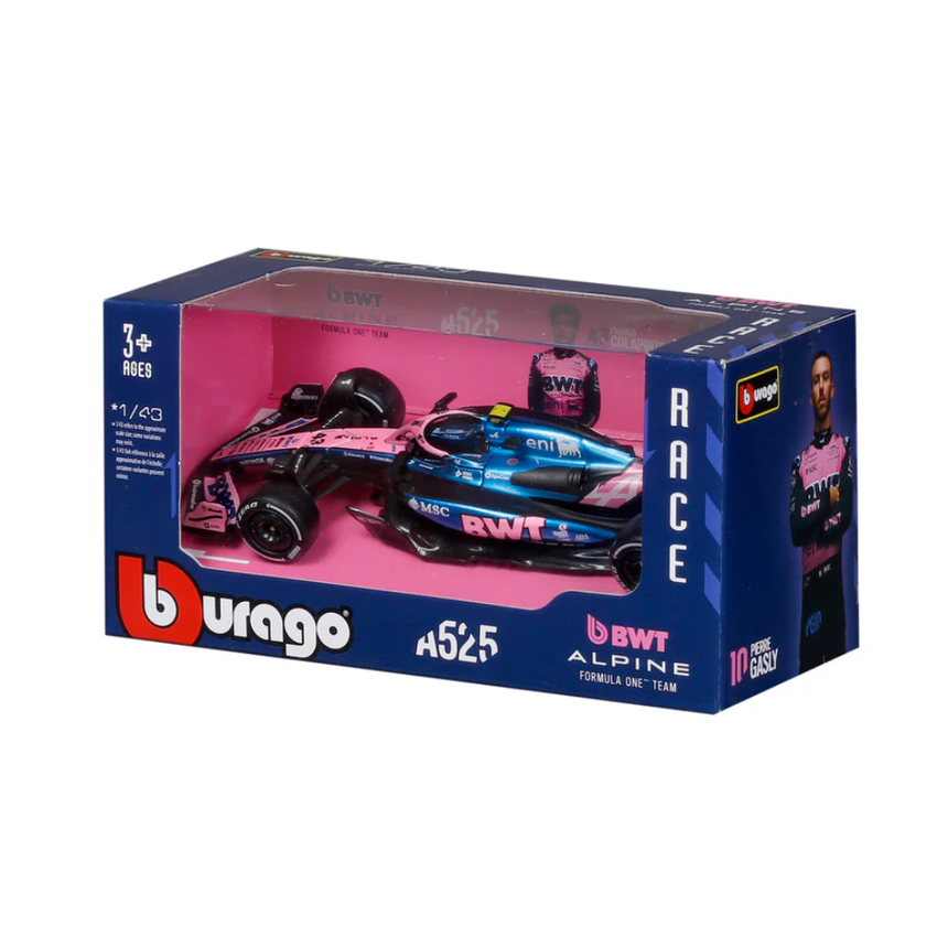 Bburago F1 BWT Alpine F1 Team A525 Franco Colapinto 1/43 Scale Model