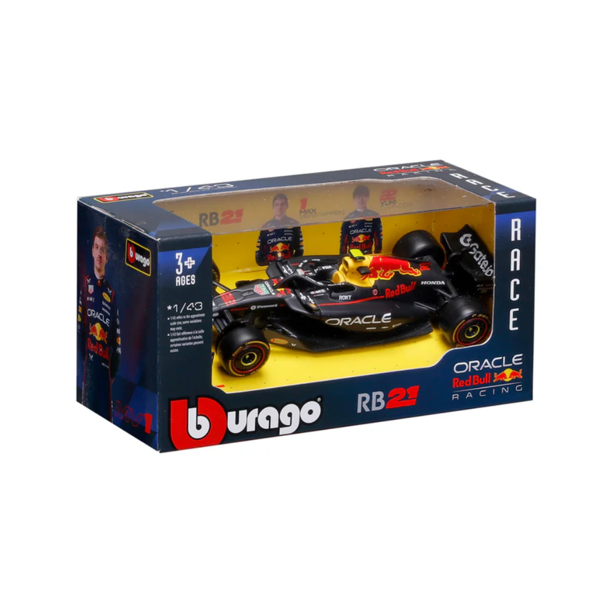 Bburago F1 Red Bull Racing RB21 Yuki Tsunoda 1/43 Scale Model