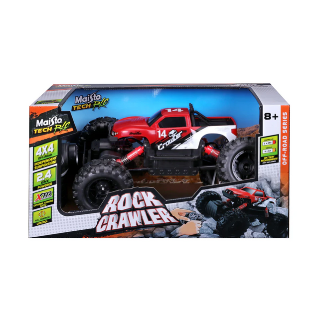 Maisto RC Remote Control Rock Crawler 2.4GHz – Off-Road Monster Truck