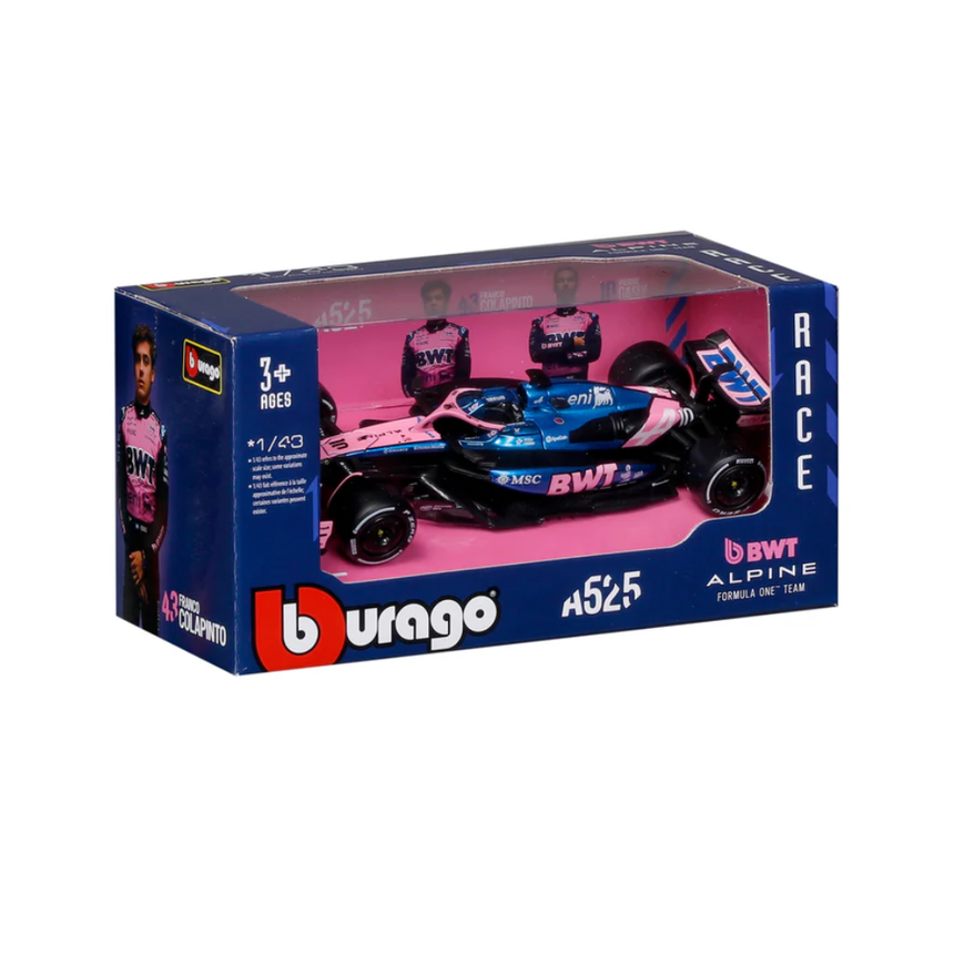 Bburago F1 BWT Alpine F1 Team A525 Pierre Gasly 1/43 Scale Model