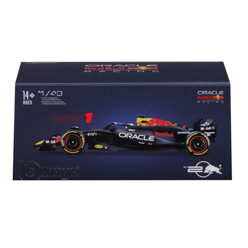 Bburago F1 Red Bull Racing RB20 2024 With Helmet - Max Verstappen 1/43 Scale Model