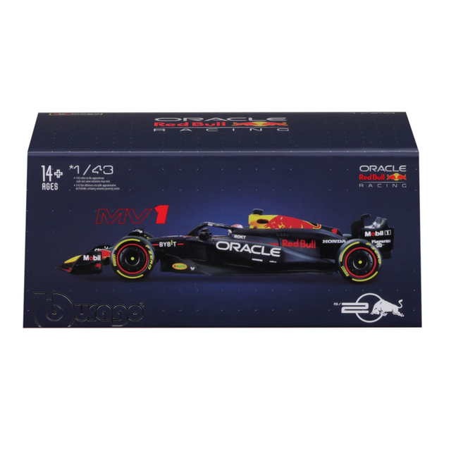 Bburago F1 Red Bull Racing RB20 2024 With Helmet - Max Verstappen 1/43 Scale Model