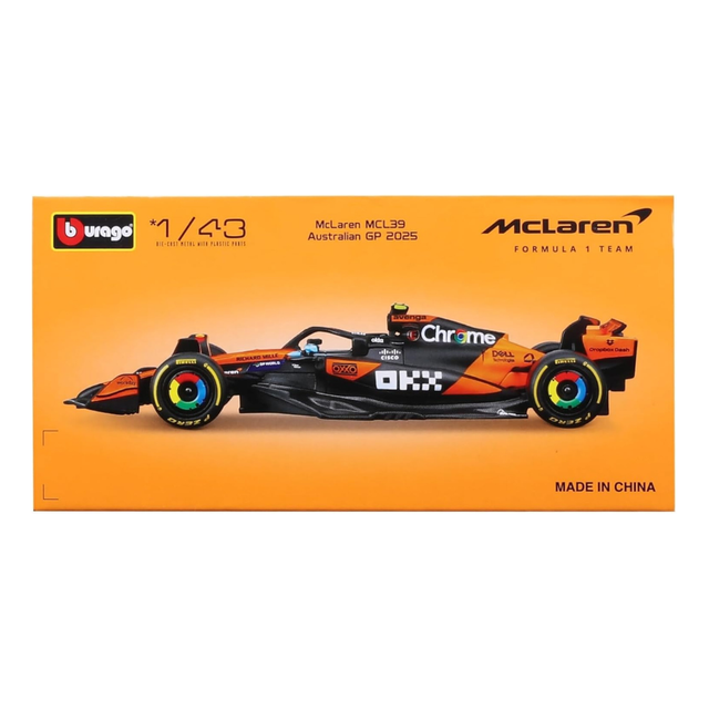 Bburago F1 McLaren F1 Team MCL39 - Australian GP Oscar Piastri 1/43 Scale Model