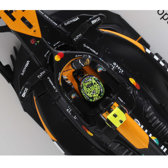 Spark Models F1 McLaren F1 MCL38 No.4 & No.81 Constructor Champion 2024 - Lando Norris & Oscar Piastri 1/43 Scale Model