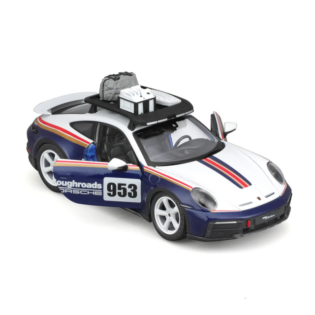 Bburago Porsche 911 Rallye Dakar 2023 1/24 Scale Model Car
