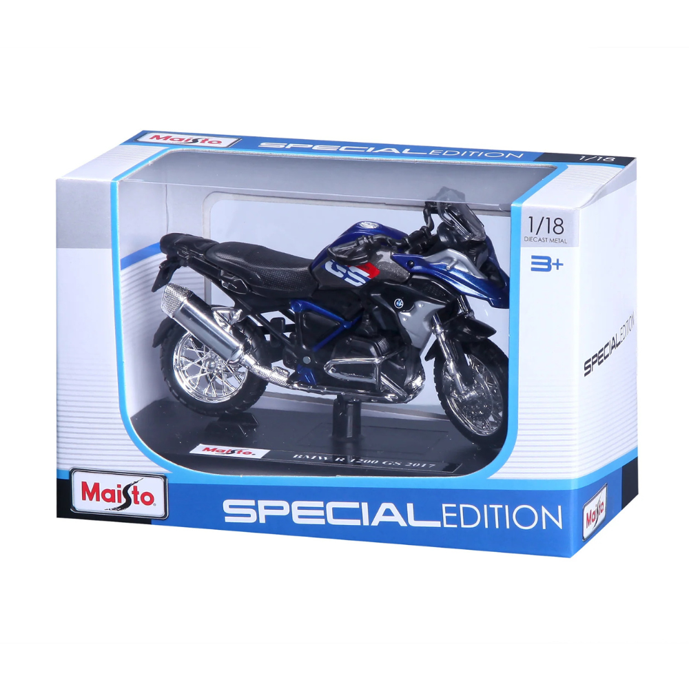 Maisto Motorbike BMW R 1200 GS 2017 1/18 Scale Model