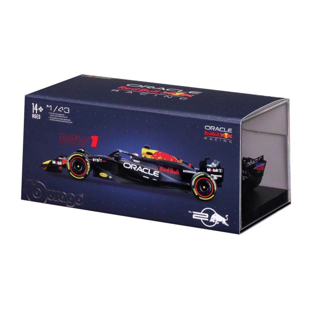 Bburago F1 Red Bull Racing RB20 2024 With Helmet - Max Verstappen 1/43 Scale Model