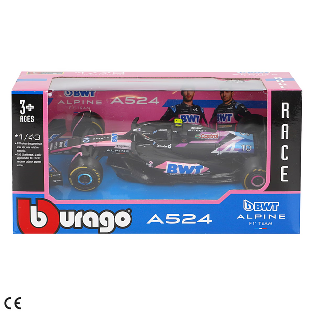 Bburago F1 Car Assortment Second Wave 2023 (1 random car per order) 1/43 Scale Model