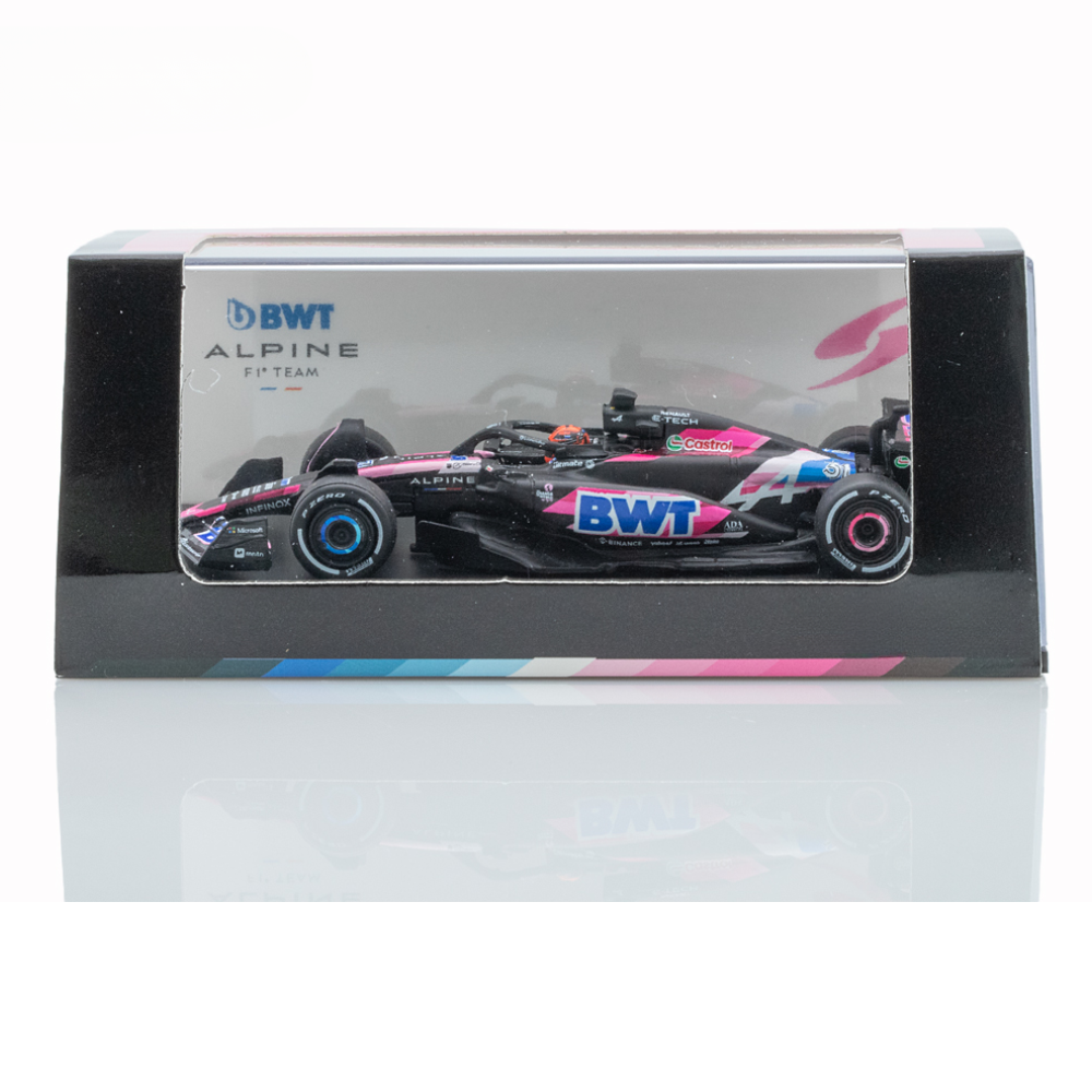 Spark Models F1 BWT Alpine F1 Team A524 No.31 2024-Esteban Ocon 1/64 Scale Model