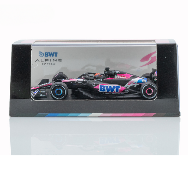 Spark Models F1 BWT Alpine F1 Team A524 No.31 2024-Esteban Ocon 1/64 Scale Model