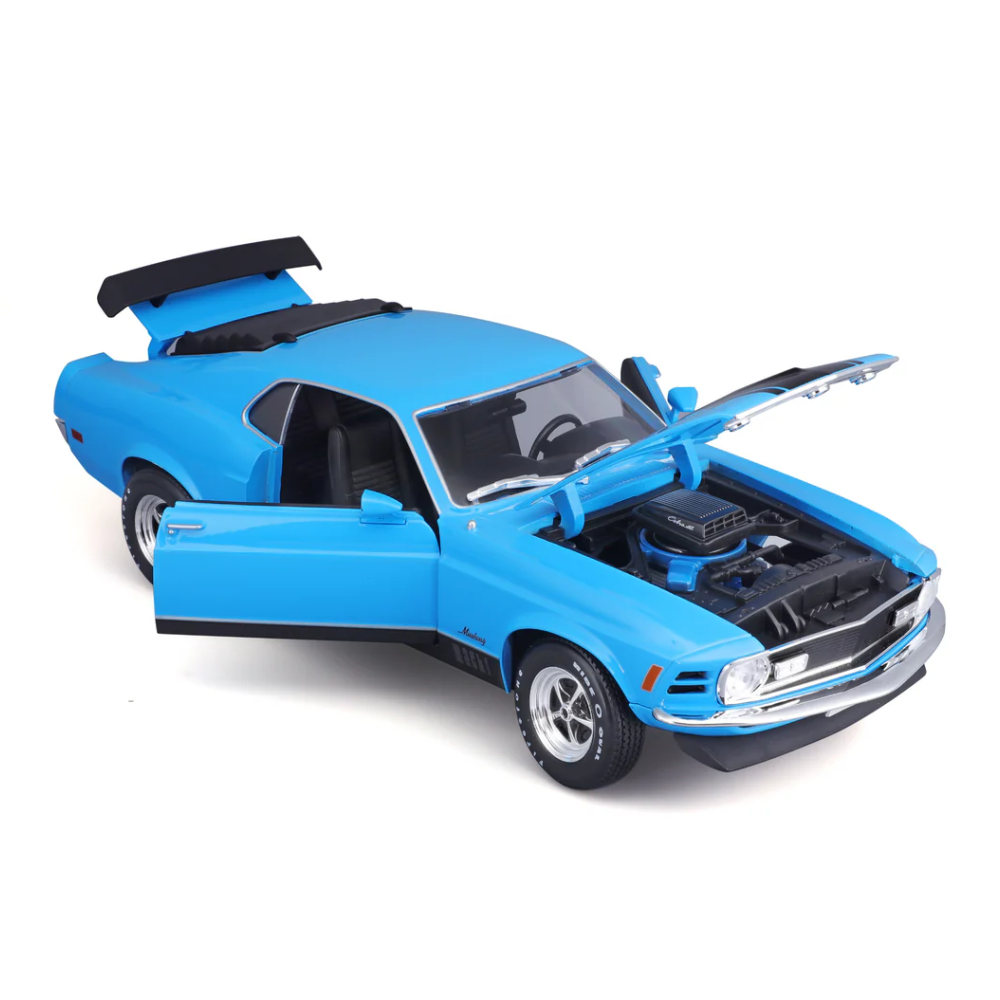 Maisto Ford Mustang Mach 1 1970 (Blue) 1/18 Scale Model