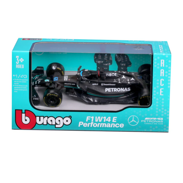 Bburago F1 Mercedes-AMG PETRONAS W14 2023 - George Russell 1/43 Scale Model
