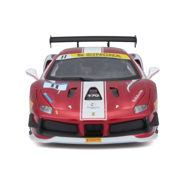 Bburago Ferrari Racing Kit 488 Challenge 2017 1/24 Scale Model