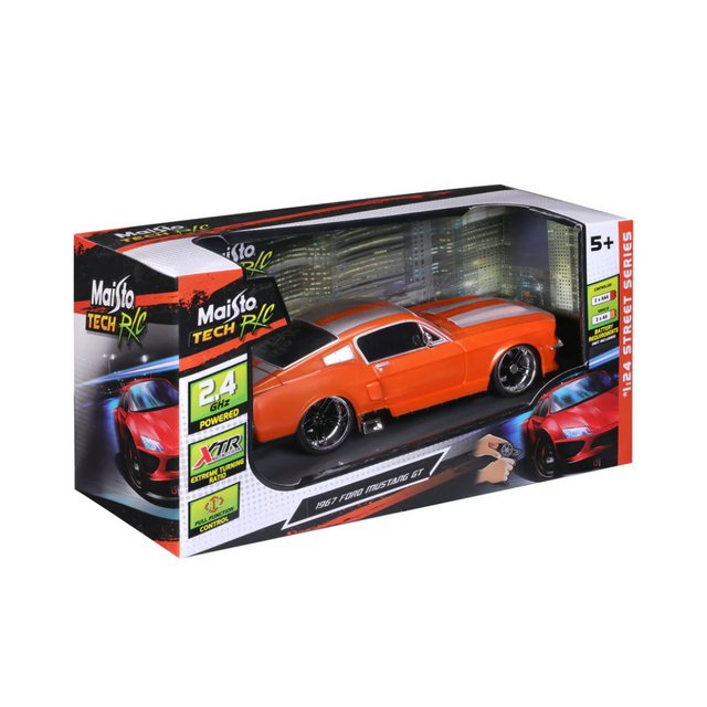 Maisto Remote Controlled Ford Mustang GT 1967 2.4GHz 1/24 Scale Model