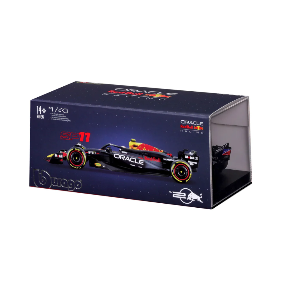 Bburago F1 Red Bull Racing RB20 2024 #11 With Helmet - Sergio Perez 1/43 Scale Model