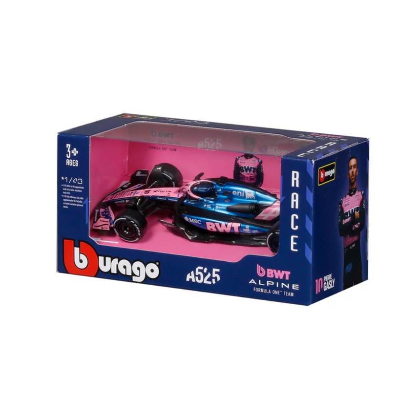 Bburago F1 BWT Alpine F1 Team A525 Pierre Gasly 1/43 Scale Model