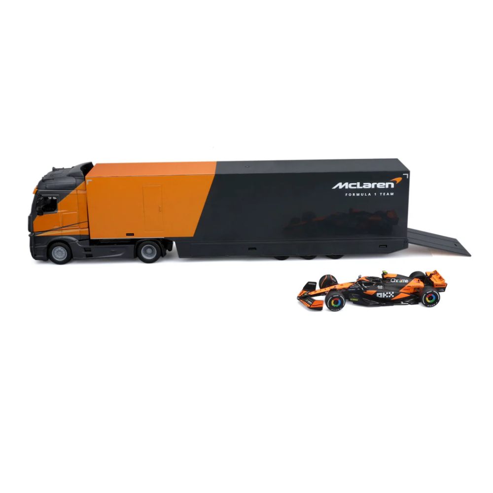 Bburago F1 McLaren F1 Racing Transporter MCL38 2024 - Lando Norris 1/43 Scale