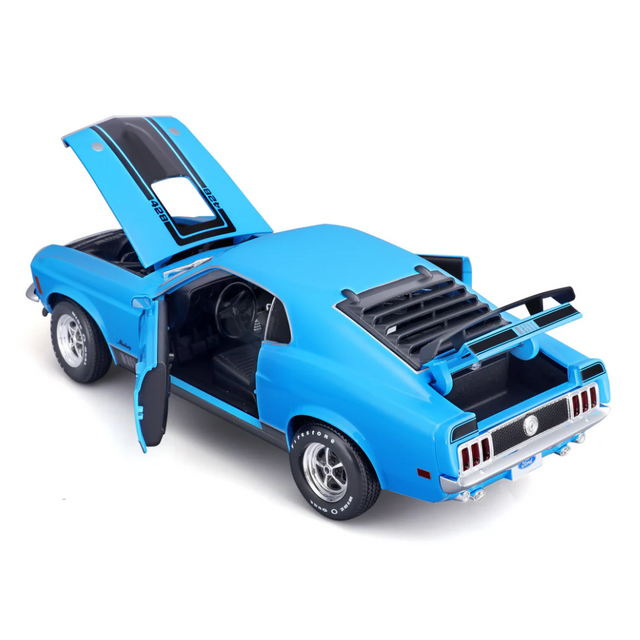 Maisto Ford Mustang Mach 1 1970 (Blue) 1/18 Scale Model