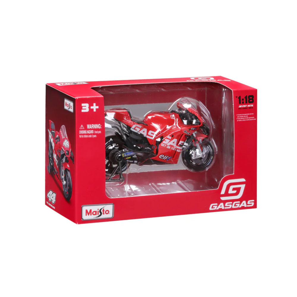 Maisto 2023 Motorbike Gasgas Factory Tech3 (#37 Fernandez) 1/18 Scale Model