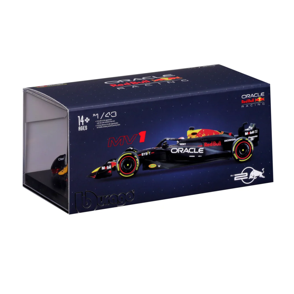 Bburago F1 Red Bull Racing RB20 2024 With Helmet - Max Verstappen 1/43 Scale Model