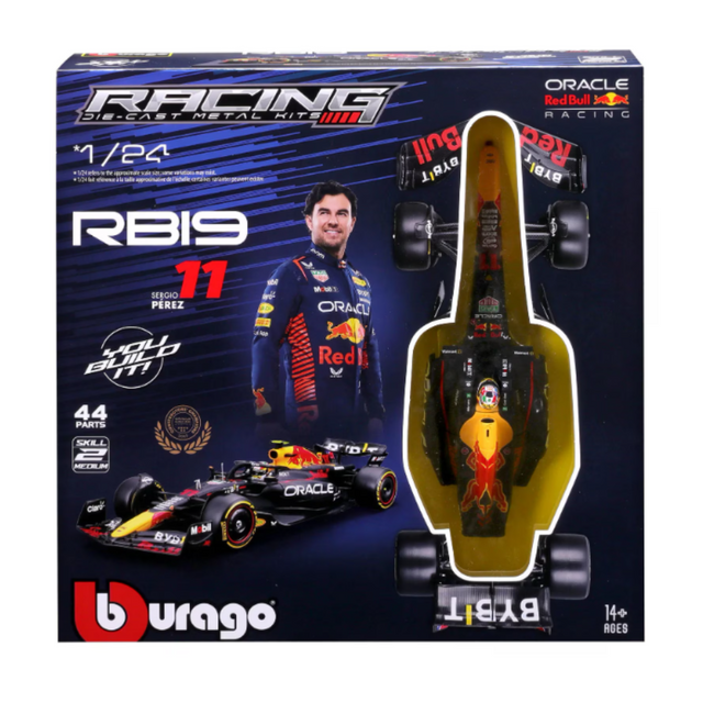 Bburago F1 Red Bull Racing RB19 2023 Model Kit - Sergio Perez 1/24 Scale Model