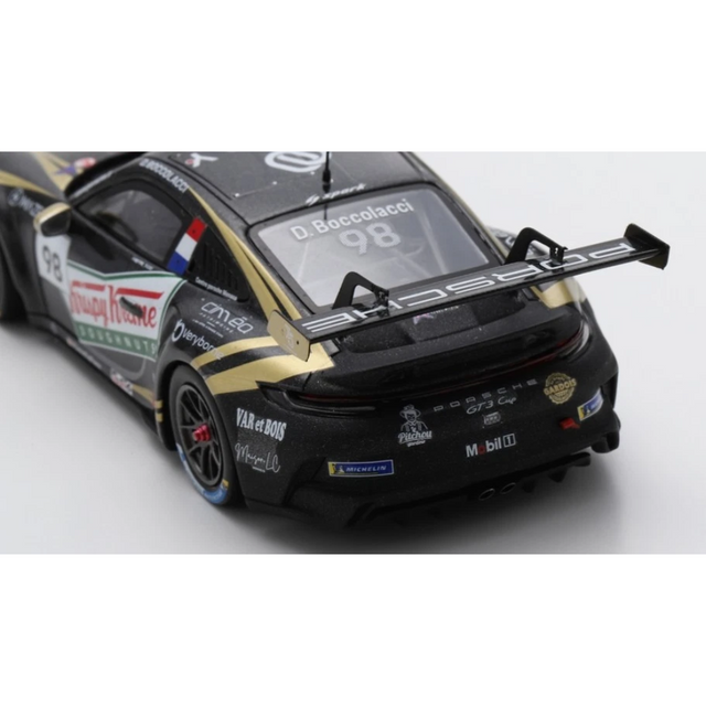 Spark Models Porsche 911 GT3 Cup No.98 Porsche Carrera Cup France Champion 2023 - Dorian Boccolacci 1/43 Scale Model