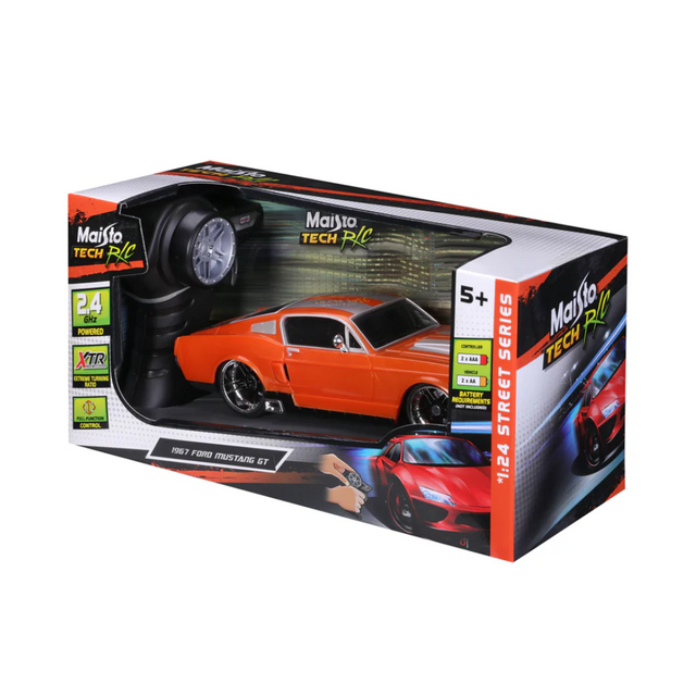 Maisto Remote Controlled Ford Mustang GT 1967 2.4GHz 1/24 Scale Model