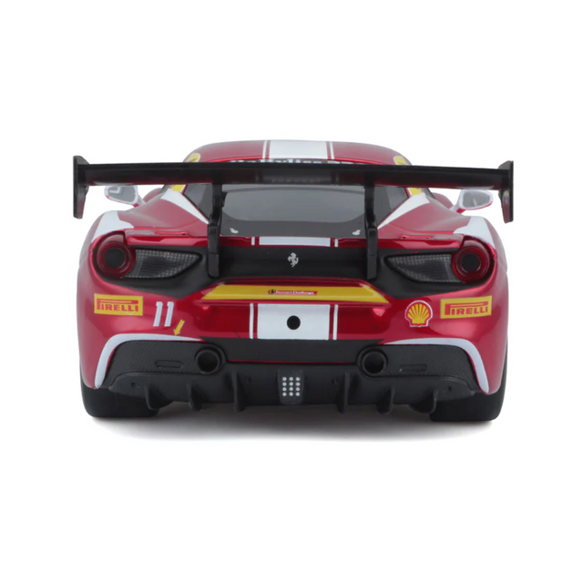 Bburago Ferrari Racing Kit 488 Challenge 2017 1/24 Scale Model