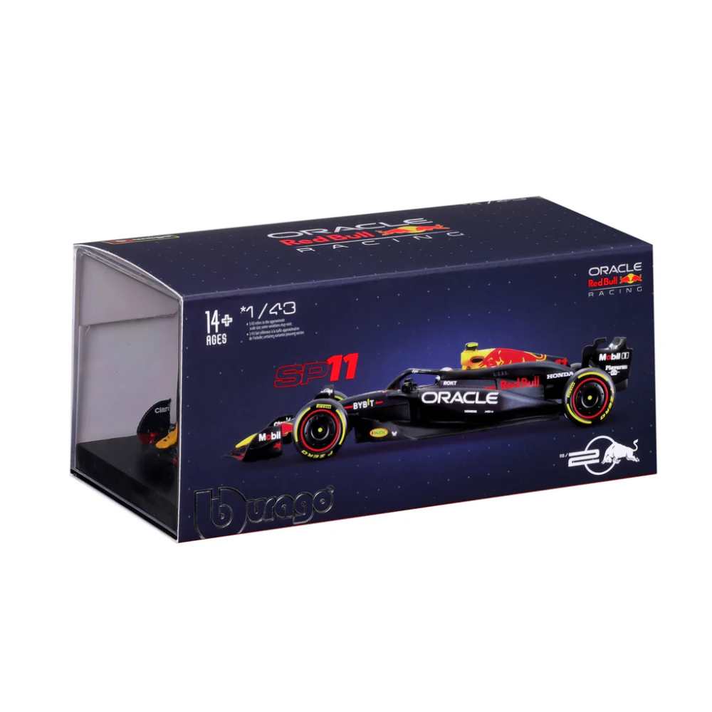 Bburago F1 Red Bull Racing RB20 2024 #11 With Helmet - Sergio Perez 1/43 Scale Model
