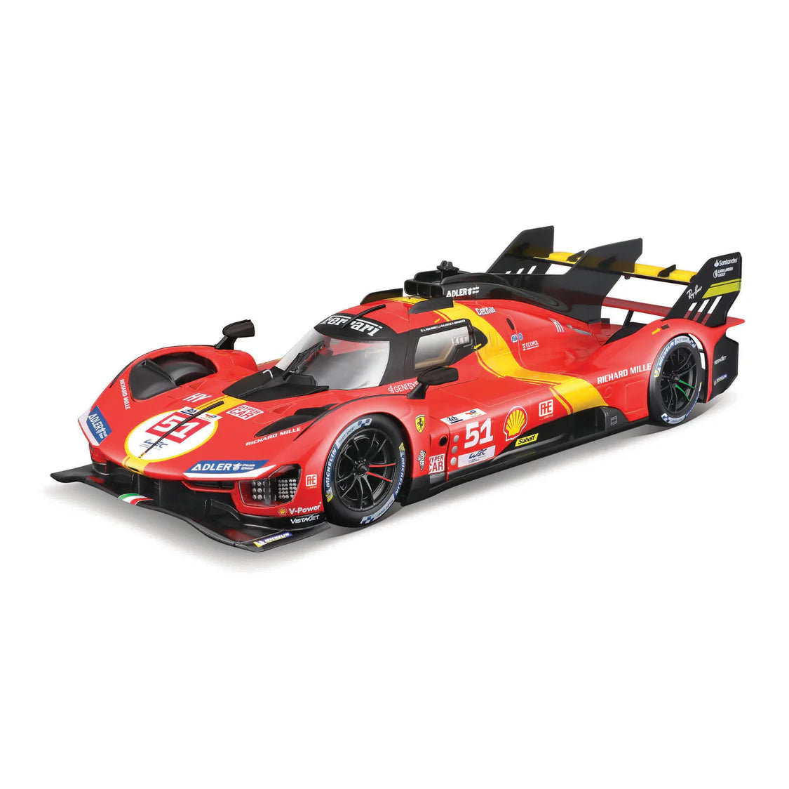 Bburago Ferrari Racing 499P Le Mans Hypercar 1/18 Scale Model