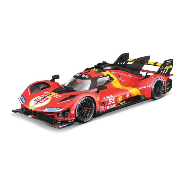 Bburago Ferrari Racing 499P Le Mans Hypercar 1/18 Scale Model