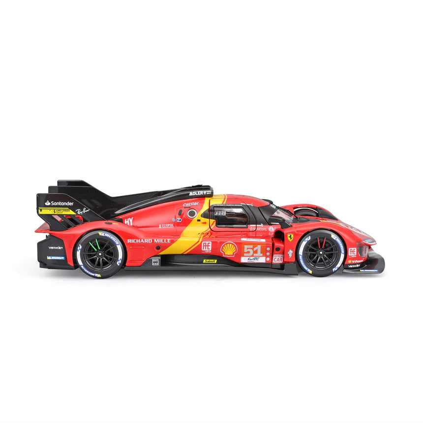 Bburago Ferrari Racing Kit 499P Le Mans Hypercar #51 1/24 Scale