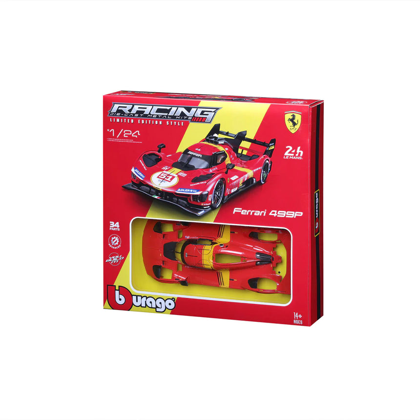 Bburago Ferrari Racing Kit 499P Le Mans Hypercar #51 1/24 Scale