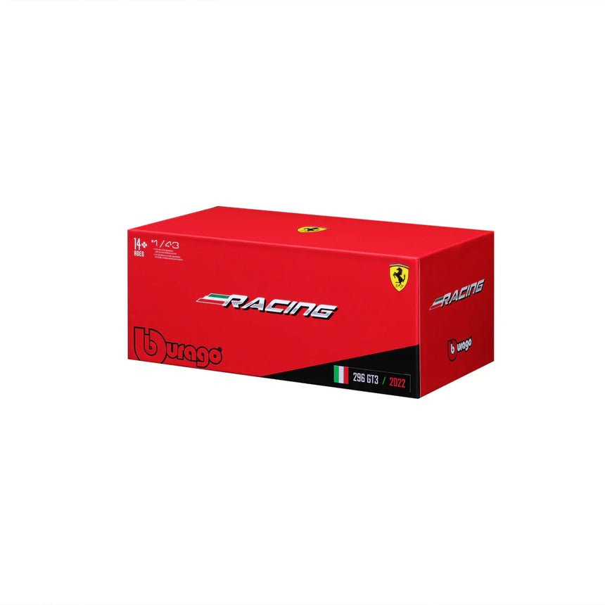 Bburago Ferrari Racing 296 GT3 1/43 Scale Model Car