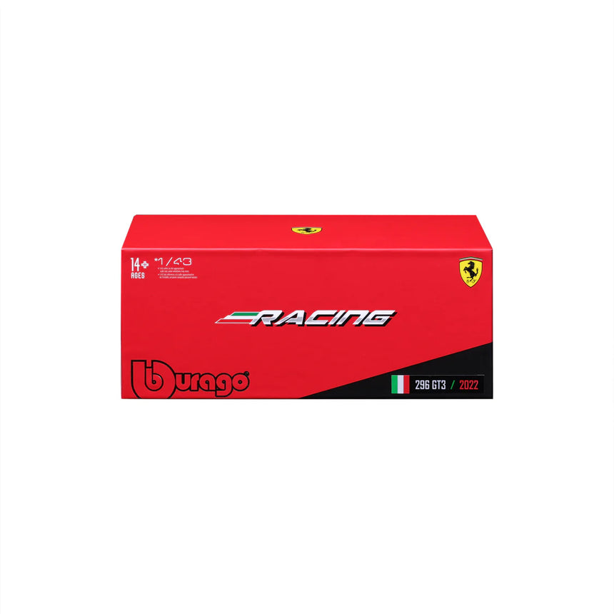 Bburago Ferrari Racing 296 GT3 1/43 Scale Model Car