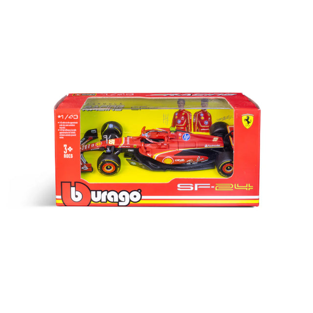 Bburago F1 2024 Ferrari F1 Team SF-24 - Carlos Sainz 1/43 Scale
