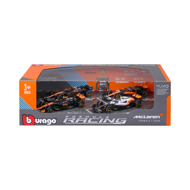 Bburago F1 McLaren F1 Team - Lando Norris Set of 4 Highlights 1/43 Scale Model